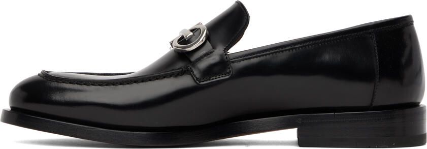 Ferragamo Black Gancini Loafers - Picture 4