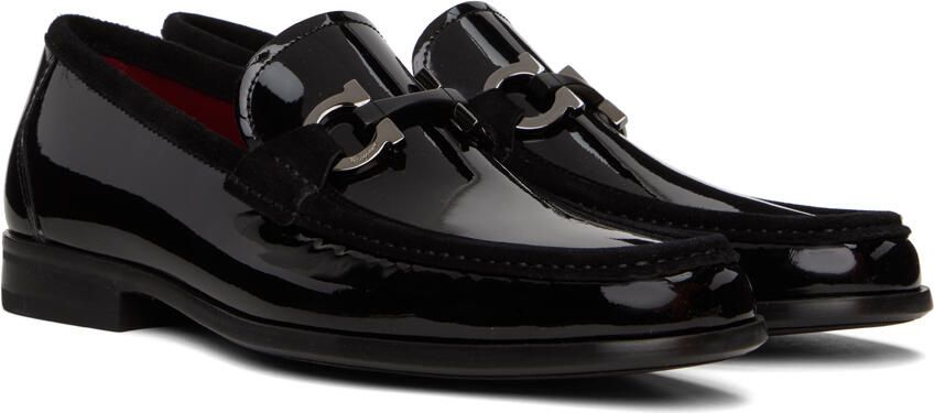 Ferragamo Black Gancini Loafers - Picture 2