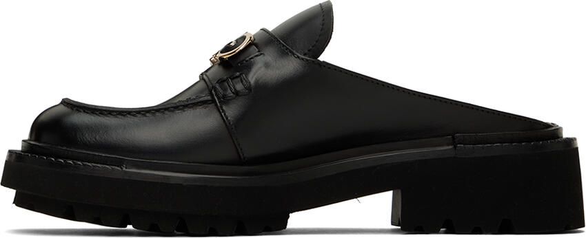 Ferragamo Black Gancini Mules - Picture 3