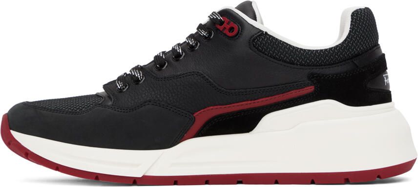 Ferragamo Black Gancini Sneakers - Picture 3