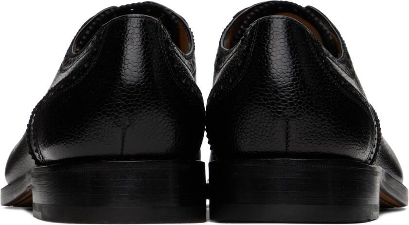 Ferragamo Black Gianluigi Oxfords