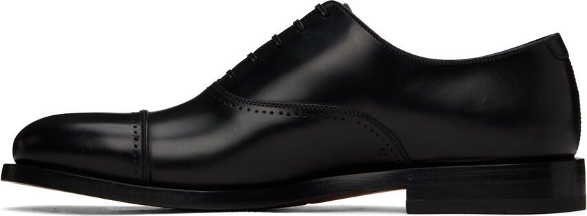 Ferragamo Black Giovanni Oxfords - Picture 3