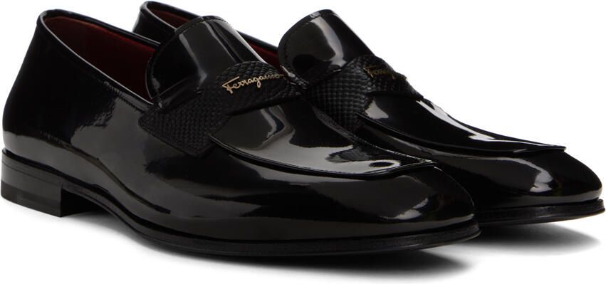 Ferragamo Black Giuffre Loafers - Picture 2