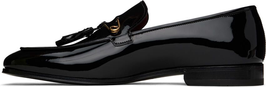 Ferragamo Black Giuseppe Leather Loafers - Picture 3