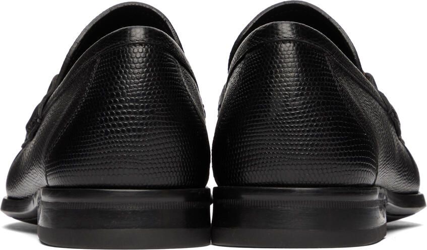 Salvatore Ferragamo Black Grandioso Loafers