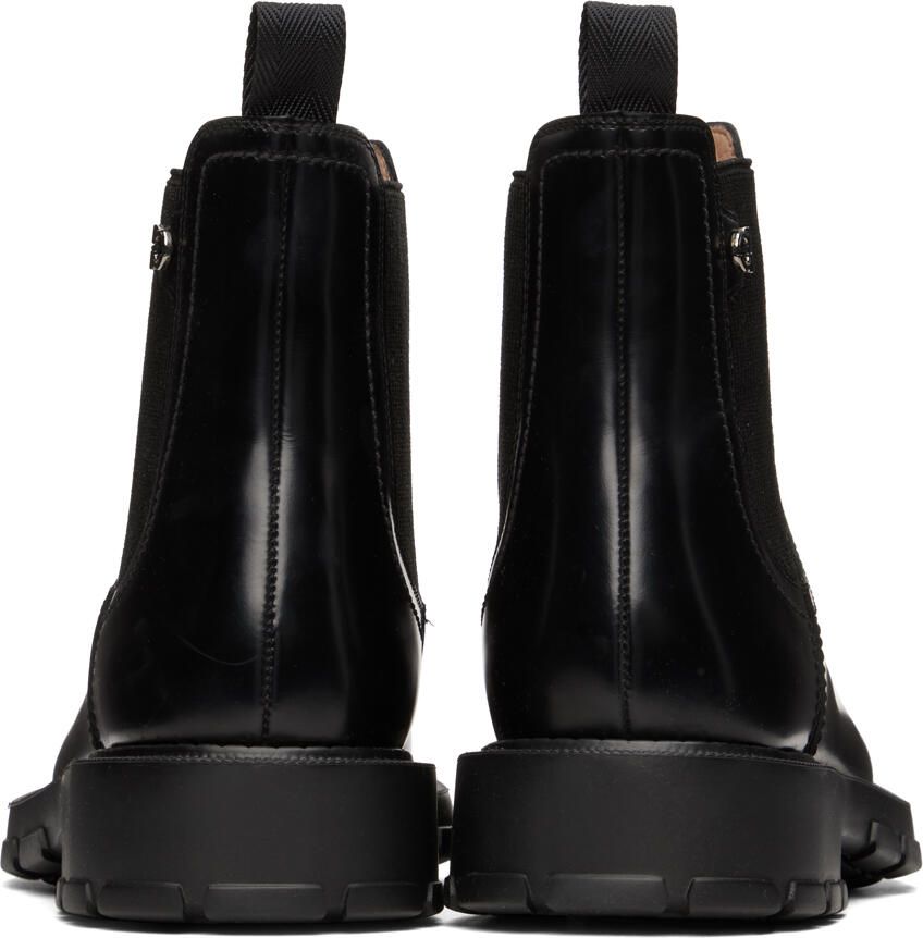 Salvatore Ferragamo Black Iago Chelsea Boots