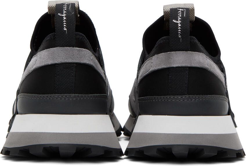 Salvatore Ferragamo Gray Indy Sneakers