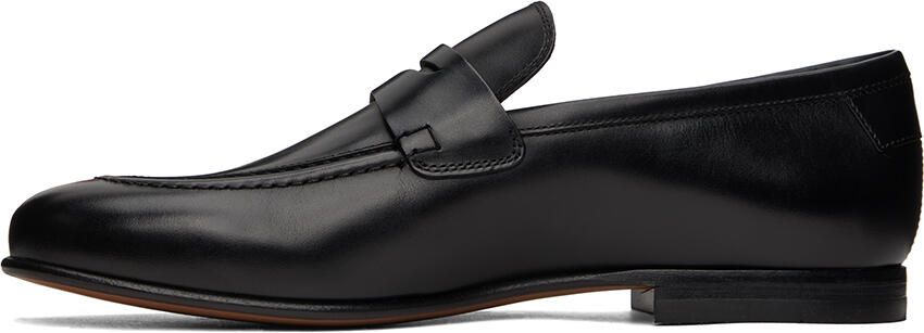 Ferragamo Black Leather Penny Loafer - Picture 3