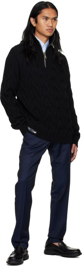 Ferragamo Black Leather Penny Loafers - Picture 4