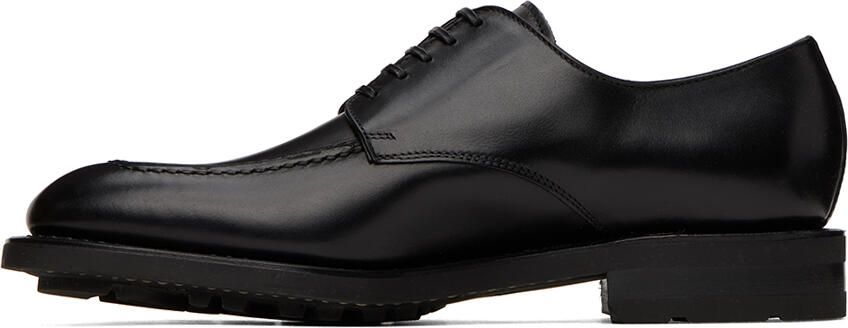Salvatore Ferragamo Black Leopold Derbys - Picture 3