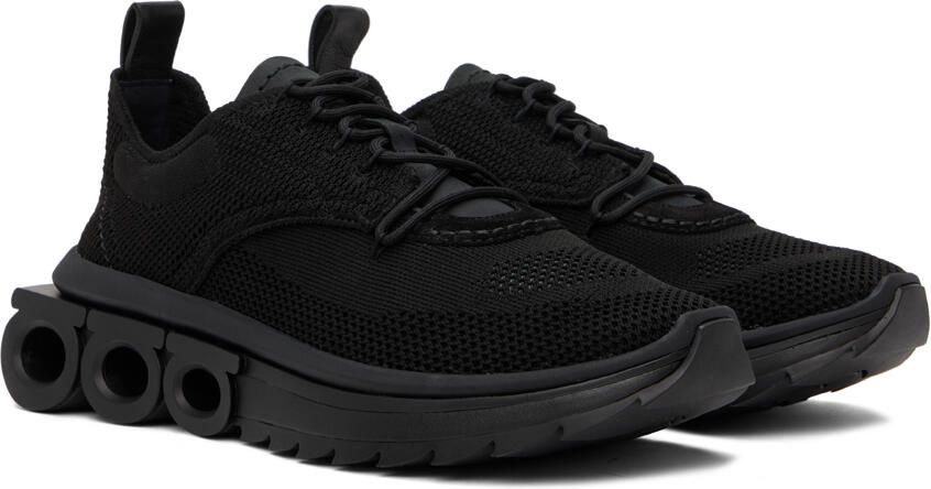 Ferragamo Black Nima Sneakers - Picture 2