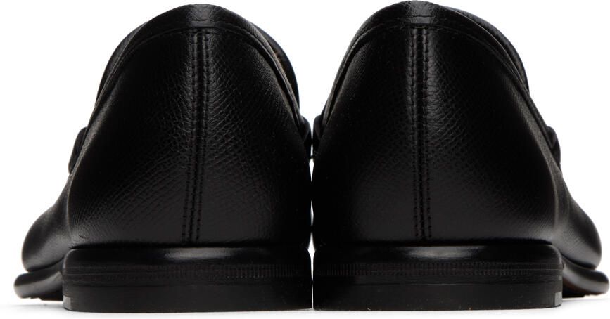 Salvatore Ferragamo Black Noel Loafers