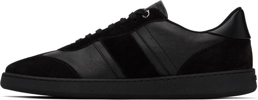 Ferragamo Black Paneled Sneakers - Picture 3