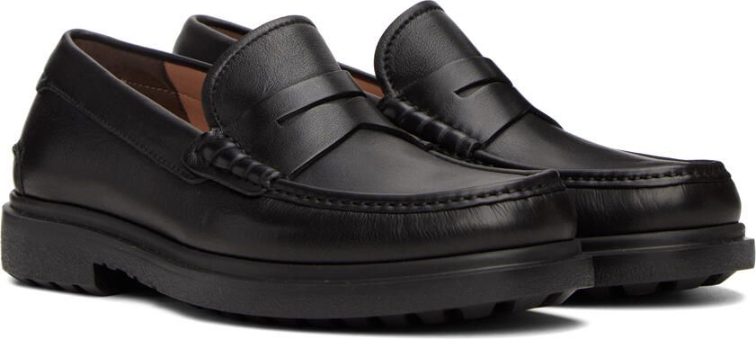 Salvatore Ferragamo Black Penny Loafers - Picture 2