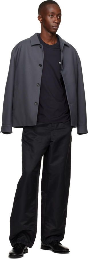 Ferragamo Black Perforated Derbys - Picture 3