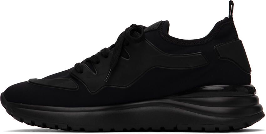 Salvatore Ferragamo Black Pocket Sneakers - Picture 3