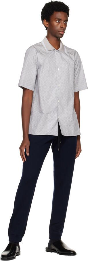 Ferragamo Black Square Toe Slippers - Picture 3