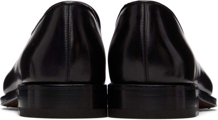 Salvatore Ferragamo Black Tassel Loafers