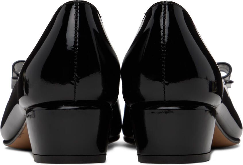 Ferragamo Black Vara Pumps