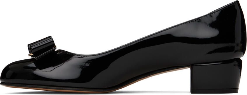 Ferragamo Black Vara Pumps - Picture 3