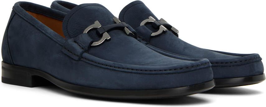 Ferragamo Blue Grandioso Loafers - Picture 2