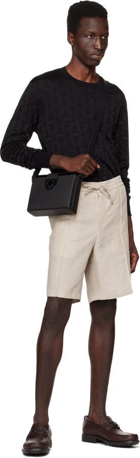 Salvatore Ferragamo Brown David Loafers - Picture 4