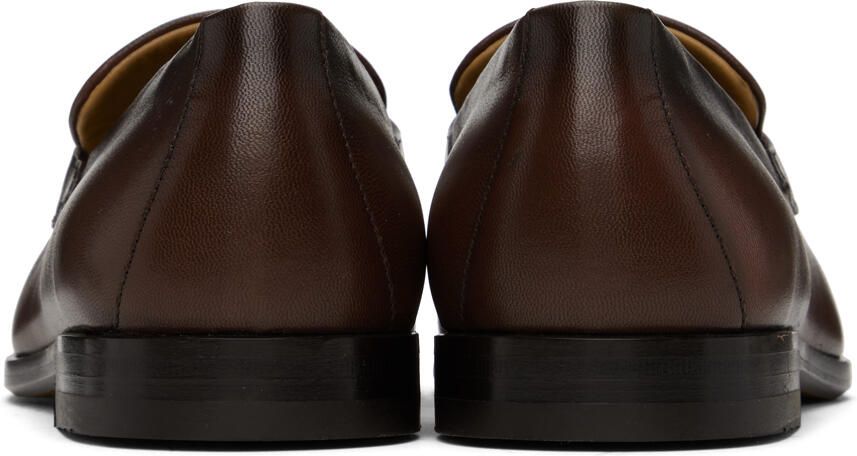 Ferragamo Brown Fedro Loafers