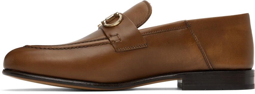 Ferragamo Brown Gancini Loafers - Picture 3