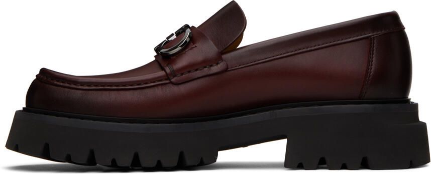 Ferragamo Brown Gancini Loafers - Picture 3