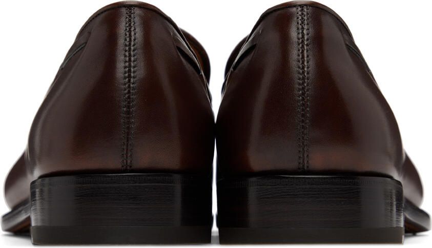 Ferragamo Brown Gesico Loafers