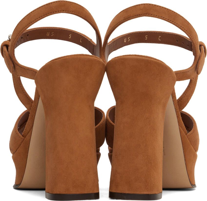 Ferragamo Brown Platform Sandals