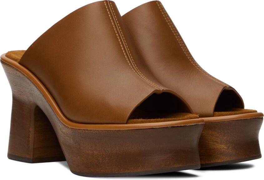 Ferragamo Brown Samanta Heeled Sandals - Picture 2