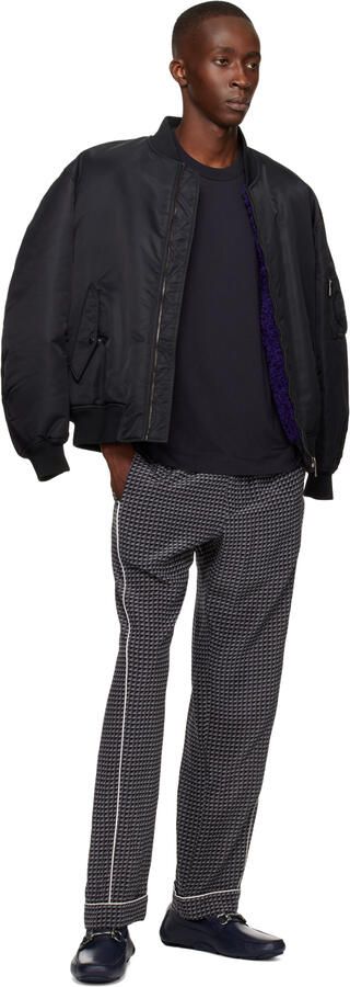 Ferragamo Navy Gancini Loafers - Picture 2