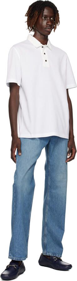 Ferragamo Navy Gancini Loafers - Picture 5