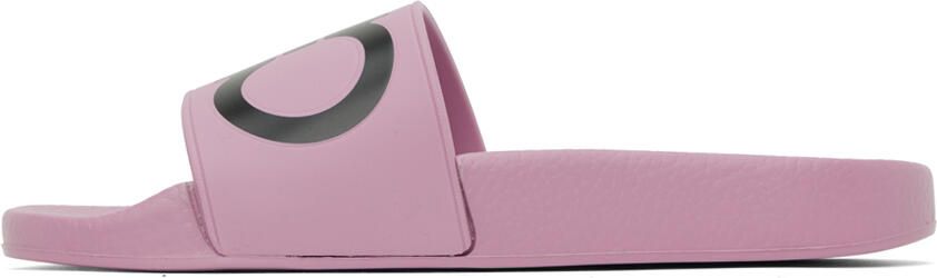 Ferragamo Pink Gancini Slides - Picture 4