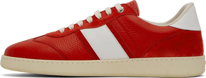 Ferragamo Red Achille Sneakers - Picture 3