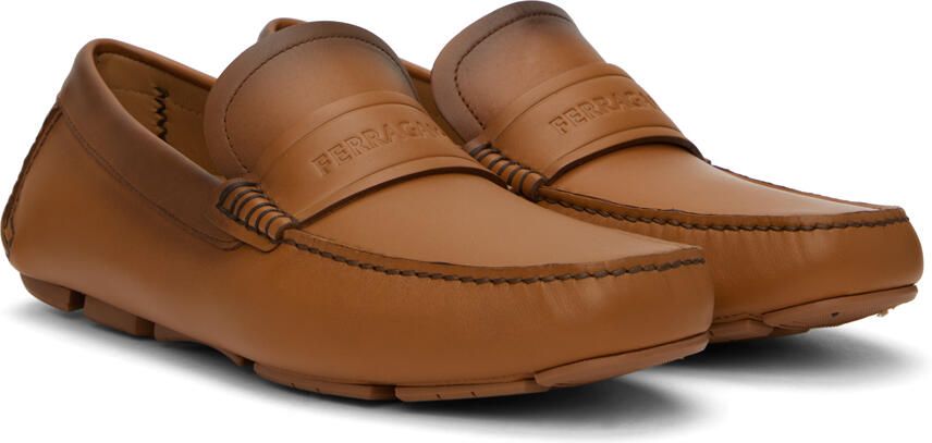 Ferragamo Tan Felix Loafers - Picture 2