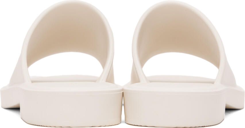 Ferragamo White 3D Logo Slides