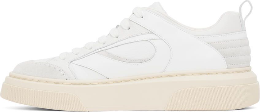 Ferragamo White Cassina Sneakers - Picture 4