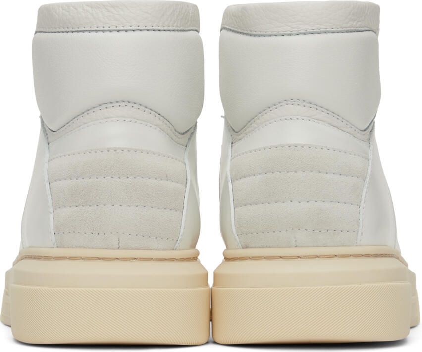 Ferragamo White Cassio Sneakers