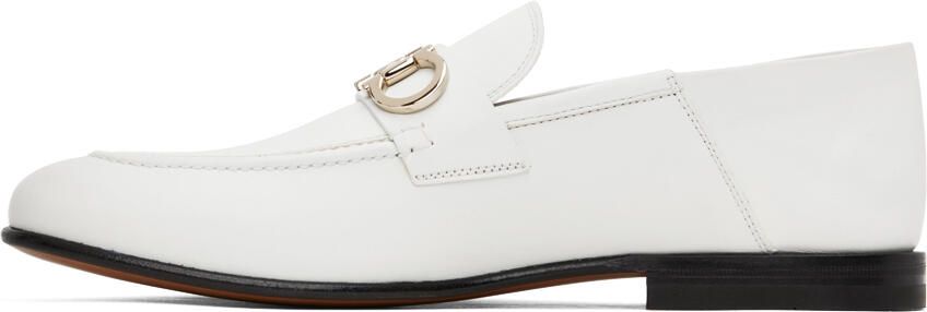 Ferragamo White Gin Loafers - Picture 3