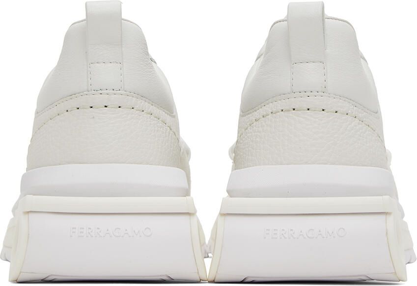 Ferragamo White Nima Sneakers