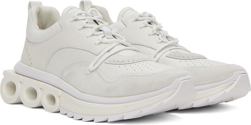 Ferragamo White Nima Sneakers - Picture 2