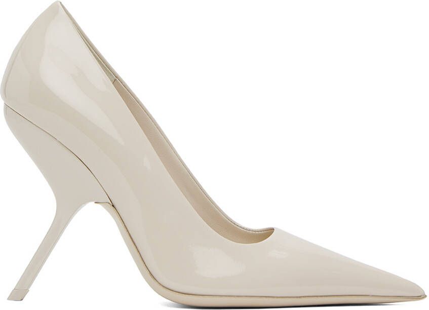 Ferragamo White Eva Heels - Picture 5