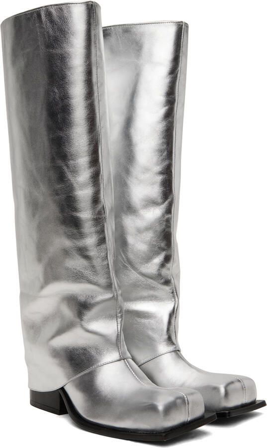 FIDAN NOVRUZOVA Silver Havva Boots