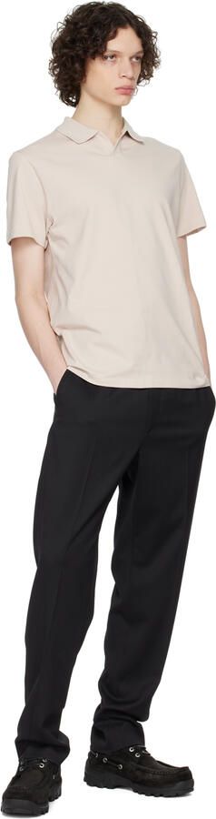 Filippa K lace-up nubuck leather boat shoes Black - Picture 4