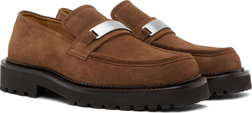 Filippa K square-toe suede loafers Neutrals - Picture 2