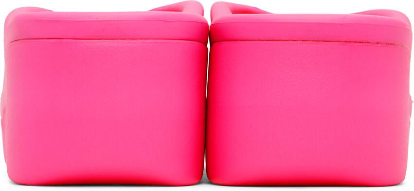 ForBitches Pink Platform Flip Flops