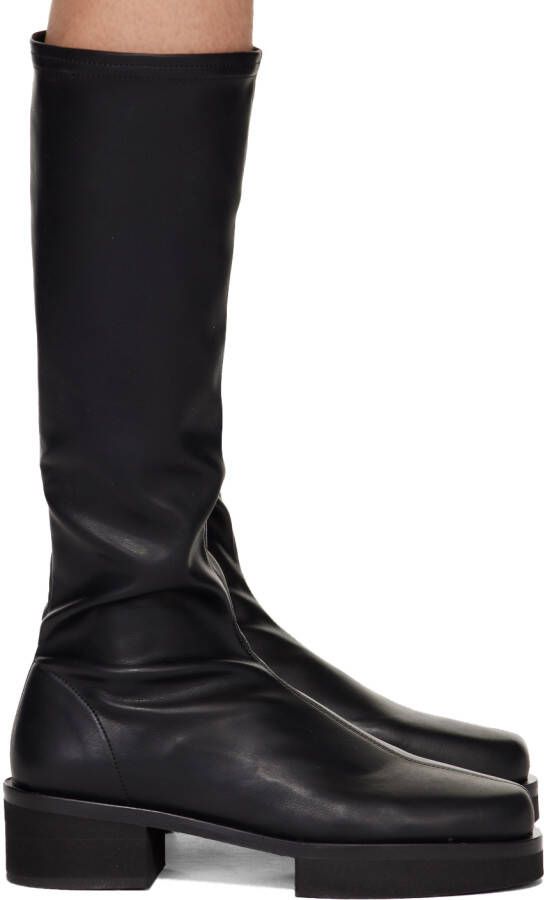 FRAME Black 'Le Remi' Knee Boots - Picture 5