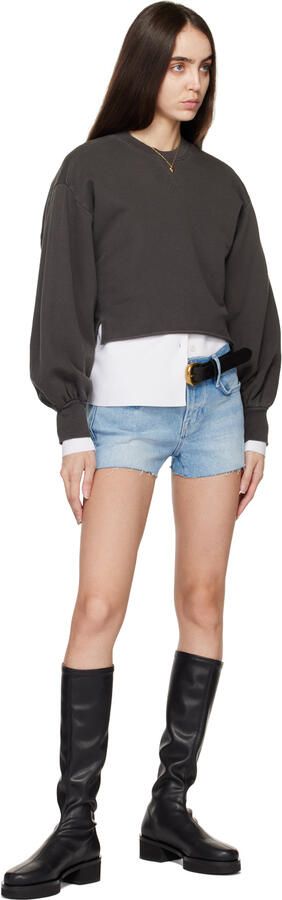 FRAME Black 'Le Remi' Knee Boots - Picture 4